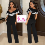 Combinaison bicolore - noir blanc – Image 3