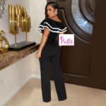 Combinaison bicolore - noir blanc – Image 2