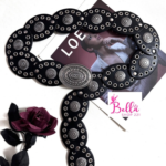 Ceinture de taille rétro - noire