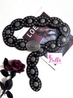 Ceinture de taille rétro - noire