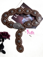 Ceinture de taille rétro - marron