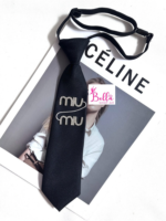 Cravate miu miu - noire – Image 4