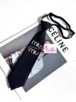 Cravate miu miu - noire