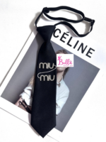 Cravate miu miu - noire – Image 5