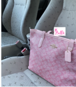 Mini Sac Fourre-Tout coach - rose C – Image 2