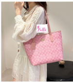Mini Sac Fourre-Tout coach - rose C – Image 4