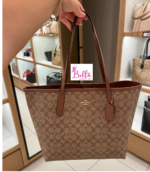 Mini Sac Fourre-Tout coach - marron C – Image 2