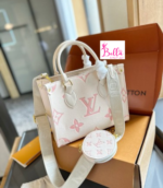Sac Louis Vuitton - rose blanc – Image 2