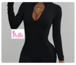 Combinaison longues manches seamless - noire – Image 8