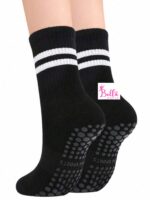Chaussettes de pilates / yoga anti dérapantes - noires – Image 2