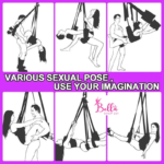 Balançoire sexuelle bondage sm - rouge noir – Image 2