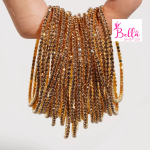 Bracelet en strass - doré (5 pièces)