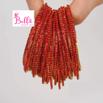 Bracelet en strass - rouge (5 pièces)