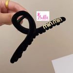 Clip pour cheveux - noir doré