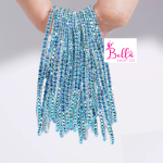 Bracelet en strass - multicolore bleu (5 pièces)