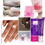 Pack beauté - 15 ongles en gel mains + 12 ongles pieds + 1colle à ongles + 1 gloss et lip tint Bioaqua + 3 masques à lèvres + 1 masque exfoliant pour pieds