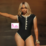 Bodysuit avec boutons - noir beige
