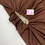 Robe moulante 3/4 - marron – Image 6