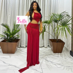 Robe moulante cut out - rouge – Image 5