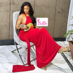Robe moulante cut out - rouge – Image 3
