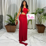 Robe moulante cut out - rouge – Image 2