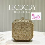 sac de soirée avec des strass - mordoré – Image 2