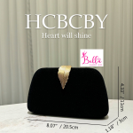 sac de soirée - noir doré – Image 3