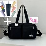 Sac de voyage ou de sport- noir ( + 1 cup avec paille OFFERT )